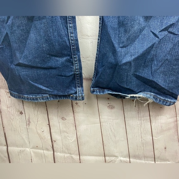 Levi’s 511 Jeans Mens Size 42x32 Medium Wash Straight Leg (Back Patch Missing) - Picture 7 of 10